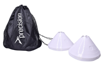 White Precision Giant Saucer Cone (Set of 20)