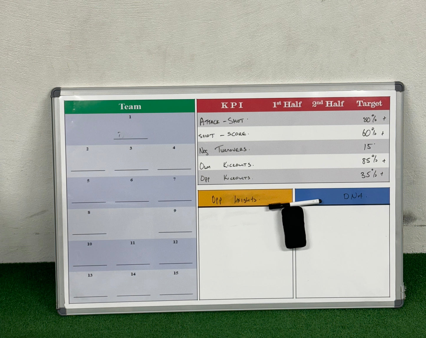 Hurling Tactics Board (Double Sided)