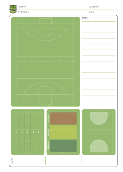 A5 Gaelic Tactical Session Planning Book (3 Pack)