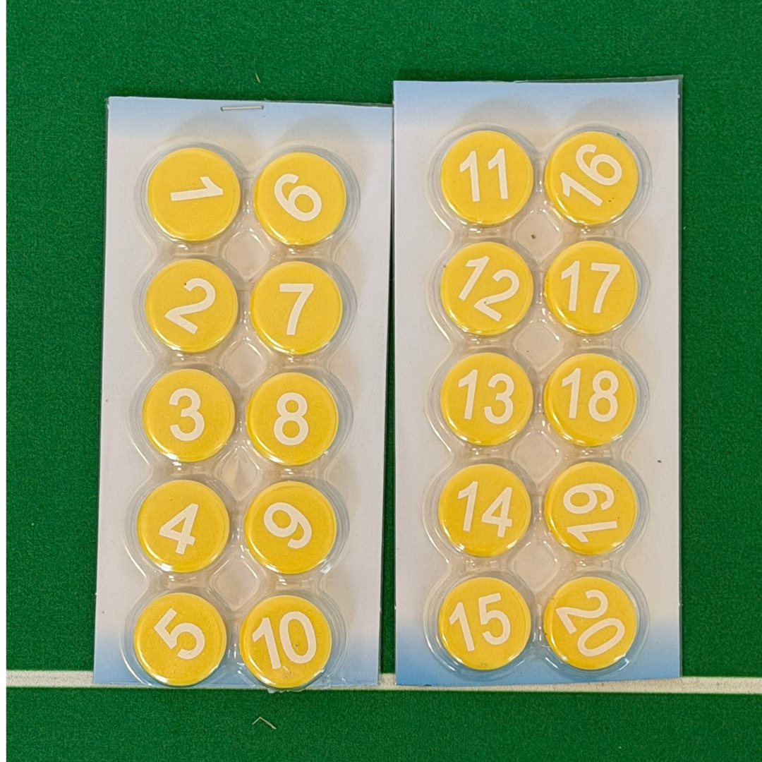 Gaelic Games Numbered Magnets (1-20)
