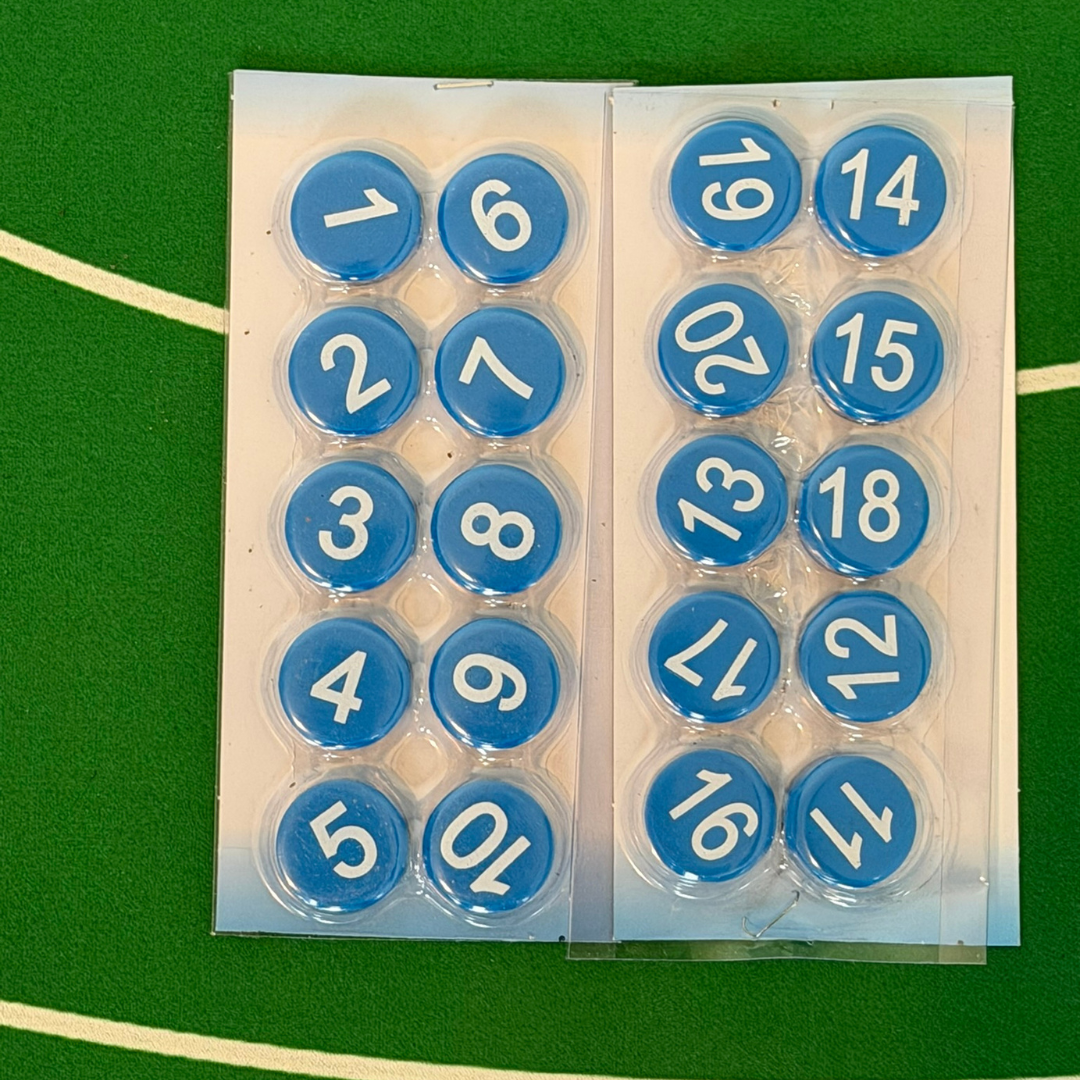 Gaelic Games Numbered Magnets (1-20)