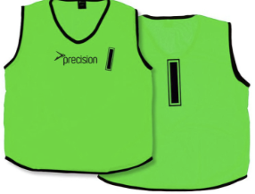 Precision Mesh Numbered 1 - 15 Training Bibs (Green)