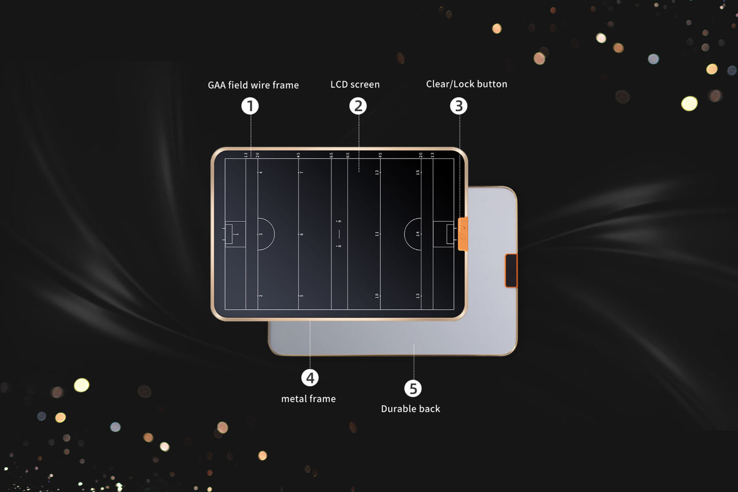 Electronic  Gaelic Games Tactics Board (Numbers)