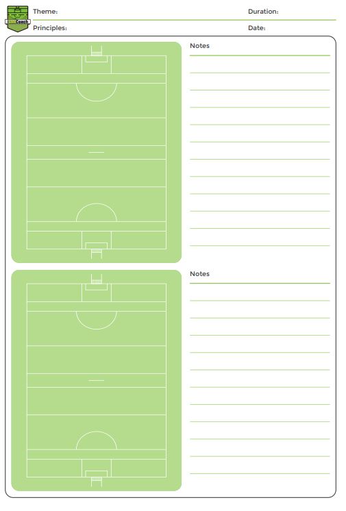 A5 Gaelic Tactical Session Planning Book