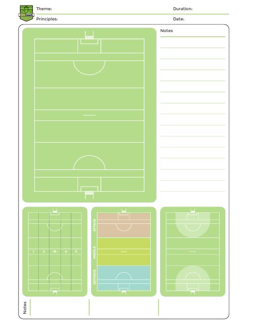 A5 Gaelic Tactical Session Planning Book